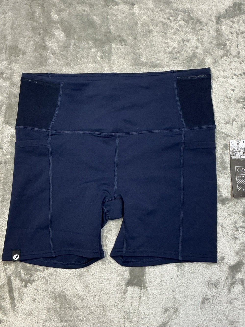 Oiselle Pocket Jogger Shorts Women’s 8 Ink Blue style# 101221 athletic running